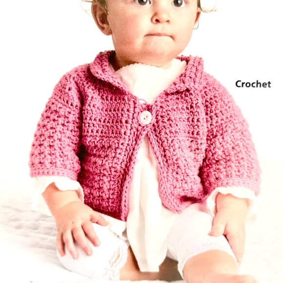 Annie's Club Kit "Little Princess Baby Sweater" - New in Package - Picture 2 of 6